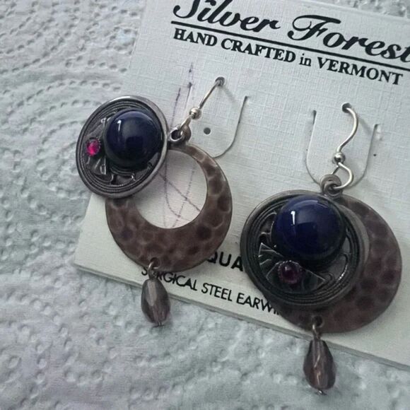 Silver Forest and Merriam Haskell Women's Earrings sets pierced NEW OLD STOCK - Picture 5 of 10